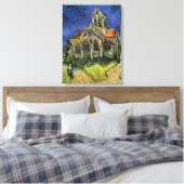 Vincent van Gogh - Die Kirche von Auvers Leinwanddruck (Insitu (Schlafzimmer))