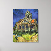 Vincent van Gogh - Die Kirche von Auvers Leinwanddruck (Vorderseite)