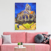 Vincent van Gogh - Die Kirche von Auvers Leinwanddruck (Insitu (Wohnzimmer))