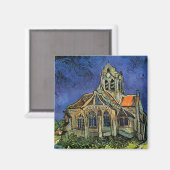 Vincent van Gogh - Die Kirche von Auvers Magnet (Vorderseite/Rückseite)