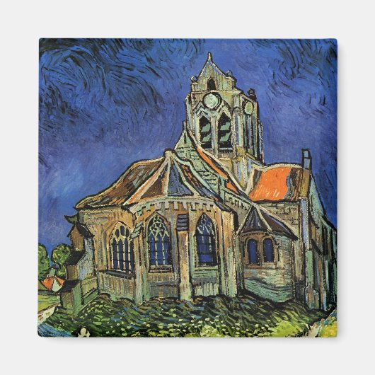 Vincent van Gogh - Die Kirche von Auvers Magnet (Vorne)