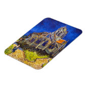Vincent van Gogh - Die Kirche von Auvers Magnet (Linke Seite)
