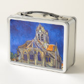Vincent van Gogh - Die Kirche von Auvers Metall Brotdose (Rückseite)