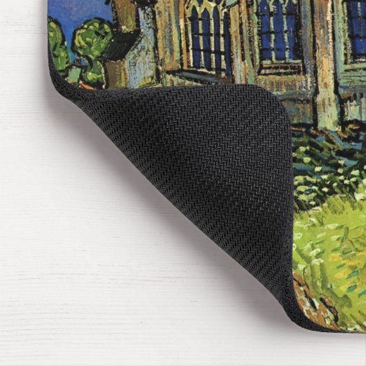Vincent van Gogh - Die Kirche von Auvers Mousepad (Ecke)