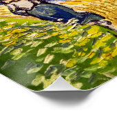 Vincent van Gogh - Die Kirche von Auvers Poster (Ecke)