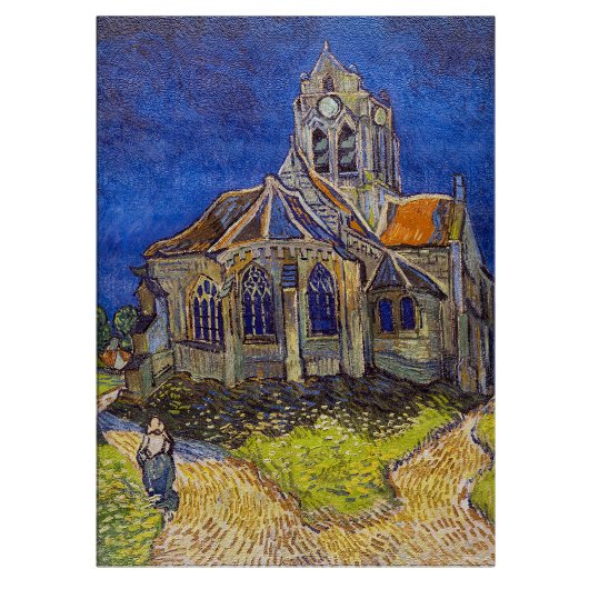 Vincent van Gogh - Die Kirche von Auvers Schneidebrett