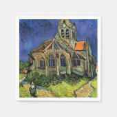 Vincent van Gogh - Die Kirche von Auvers Serviette (Vorderseite)