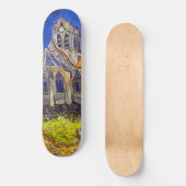 Vincent van Gogh - Die Kirche von Auvers Skateboard (Vorderseite)