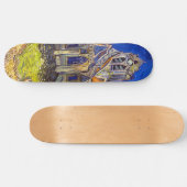 Vincent van Gogh - Die Kirche von Auvers Skateboard (Horizontal)