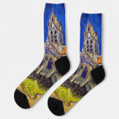 Vincent van Gogh - Die Kirche von Auvers Socken (Linkes Detail)