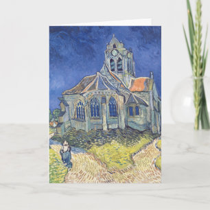 Vincent van Gogh  Die Kirche von Auvers-sur-Oise Karte