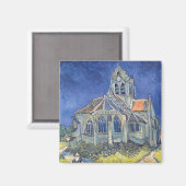 Vincent van Gogh | Die Kirche von Auvers-sur-Oise Magnet (Vorderseite/Rückseite)