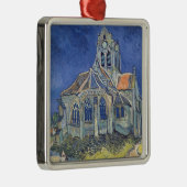 Vincent van Gogh | Die Kirche von Auvers-sur-Oise Silbernes Ornament (Rechts)