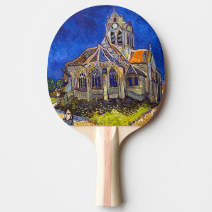 Vincent van Gogh - Die Kirche von Auvers Tischtennis Schläger
