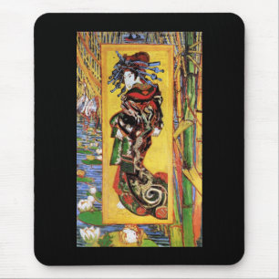 Vincent Van Gogh - Die Kurtisane - Japanische Geis Mousepad