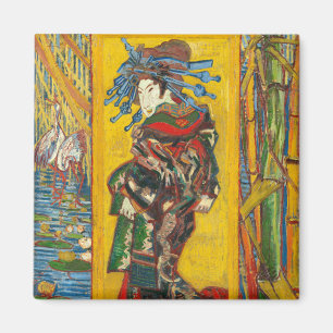 Vincent Van Gogh Die Kurtisane nach Eisen Magnet