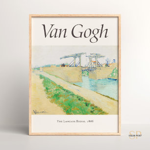 Vincent van Gogh Die Langlois-Brücke in Arles Kuns Poster