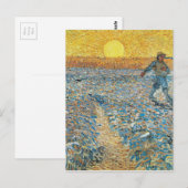 Vincent Van Gogh Die Malerei Postkarte (Vorne/Hinten)