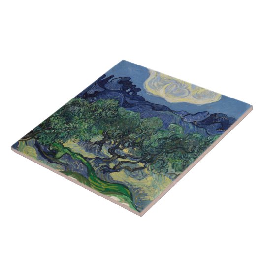 Vincent van Gogh - Die Olivenbäume Fliese (Seite)