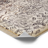 Vincent van Gogh | Die Olivenbäume Poster (Ecke)