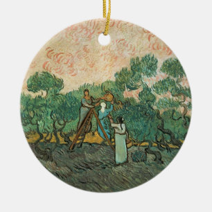 Vincent van Gogh die olivgrünen Pflücker, Keramikornament
