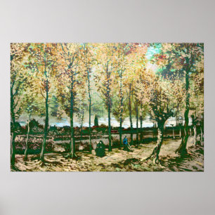 Vincent Van Gogh - Die Pappeln in Nuenen Poster