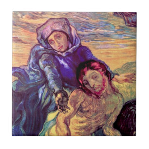 Vincent Van Gogh - Die Pietà - Jesus und Jungfrau Fliese