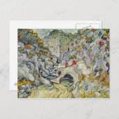 Vincent van Gogh | die Schlucht des Peyroulets Postkarte (Vorne/Hinten)