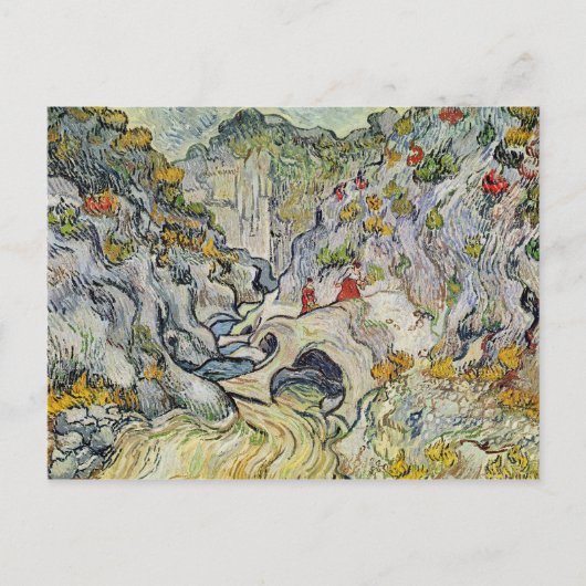Vincent van Gogh | die Schlucht des Peyroulets Postkarte (Vorderseite)