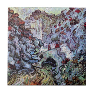 Vincent Van Gogh - Die Schlucht (Les Peiroulets) Fliese