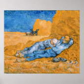 Vincent van Gogh - Die Siesta Poster (Vorne)