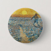 Vincent van Gogh die Sower-Malerei-Kunst Button (Vorderseite)