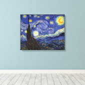 Vincent Van Gogh - Die Starry Night Extra Large Leinwanddruck (Insitu (Holzboden))