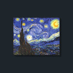 Vincent Van Gogh - Die Starry Night Extra Large Leinwanddruck<br><div class="desc">Vincent Van Gogh's The Starry Night. Das Öl auf Leinwand aus dem Jahr 1889, die Starry Night wurde gemalt, während Van Gogh im Asyl in Saint-Remy, Frankreich, und gilt als eines seiner besten Meisterwerke. Obwohl es sich um eine Nachtszene handelt, wurde es tagsüber bemalt und repräsentiert den Ausblick aus dem...</div>