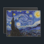 Vincent Van Gogh - Die Sternenhimmel-Magnetkarte Magnetkarte<br><div class="desc">The Starry Night / La nuit etoilee - Vincent Van Gogh im Jahr 1889</div>