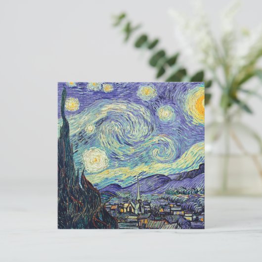 Vincent Van Gogh Die Sternennacht (Stehend Vorderseite)