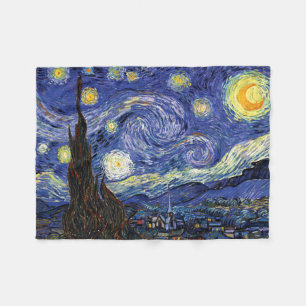 Vincent Van Gogh - Die Sternennacht Fine Art Fleecedecke