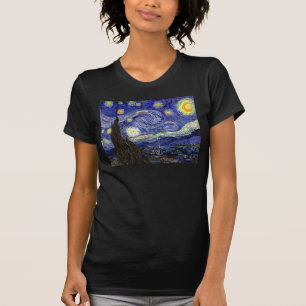 Vincent Van Gogh - Die Sternennacht Fine Art T-Shirt