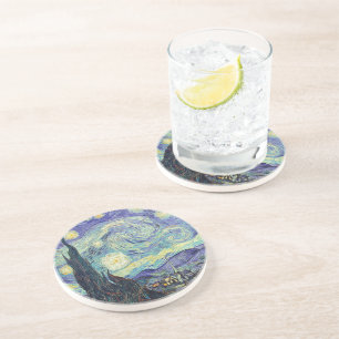 Vincent Van Gogh/ Die Sternennacht Getränkeuntersetzer