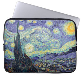 Vincent Van Gogh. Die Sternennacht Laptopschutzhülle