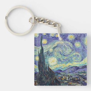 Vincent Van Gogh Die Sternennacht  Schlüsselanhänger