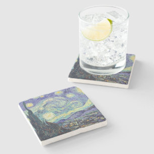 Vincent Van Gogh/ Die Sternennacht Steinuntersetzer