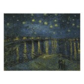 Vincent Van Gogh, die Sternennacht über der Rhone Fotodruck (Vorne)