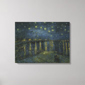 Vincent Van Gogh, die Sternennacht über der Rhone Leinwanddruck (Vorderseite)