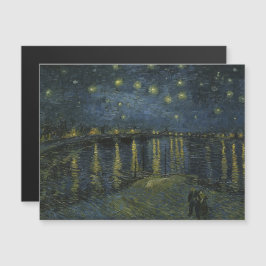 Vincent Van Gogh, die Sternennacht über der Rhone Magneteinladung