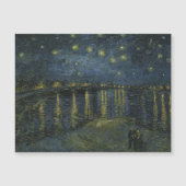 Vincent Van Gogh, die Sternennacht über der Rhone Magneteinladung (Vorderseite)