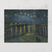 Vincent Van Gogh, die Sternennacht über der Rhone Postkarte (Vorderseite)