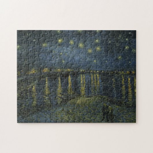 Vincent Van Gogh, die Sternennacht über der Rhone Puzzle (Horizontal)
