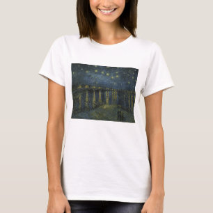 Vincent Van Gogh, die Sternennacht über der Rhone T-Shirt