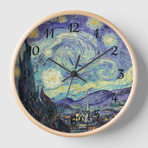Vincent Van Gogh/ Die Sternennacht Uhr